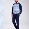 Tress Pyjama homme rayé en coffret – Réf 17999 – Bleu marine