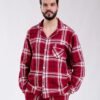 Tress Pyjama homme chemise à carreaux – Réf 18110 – Bordeaux